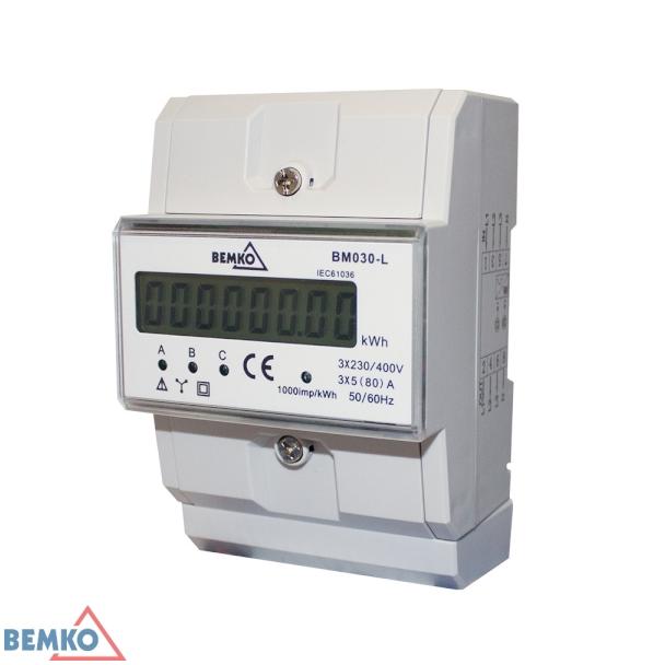 WSKAŻNIK ENERGII 3 FAZOWY 5 (80) A A30-BM030-L BEMKO