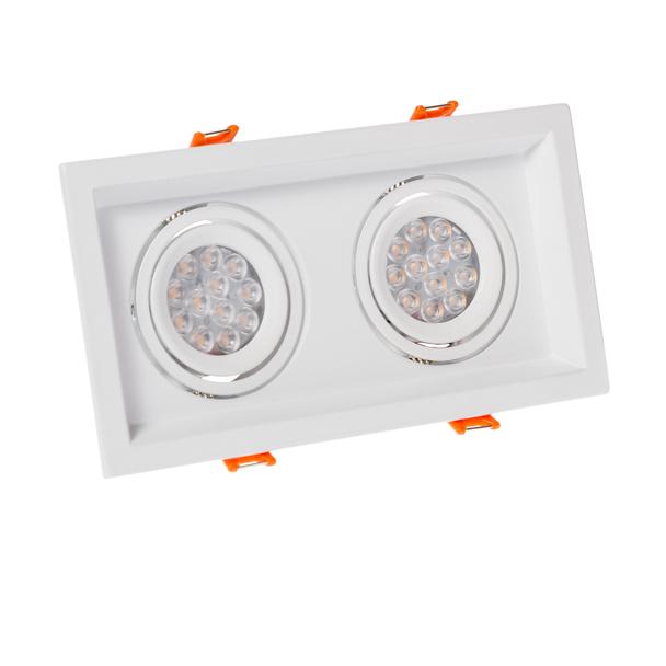MDD Mini Due GU10 x2 250V IP20 110x210x40mm biały  SLIP002006 Spectrum Led
