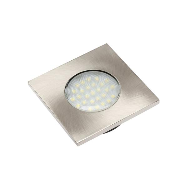 GTV ZESTAW LEDOWY MARBELLA PLUS, WPUSZCZANY, 3X KWADRAT 27 LED 3528SMD,AC 230V, 1.5W, 2700K LD-KWP27CB-53 GTV Poland