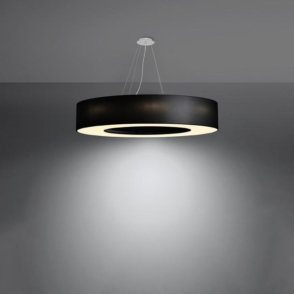 Sollux Żyrandol SATURNO 90 czarny SL.0796
