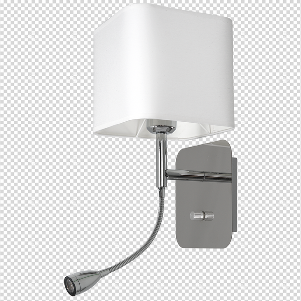 kinkiet Napoli E27 + LED 1W 90lm 4000K biały/chrom ML63600 Milagro