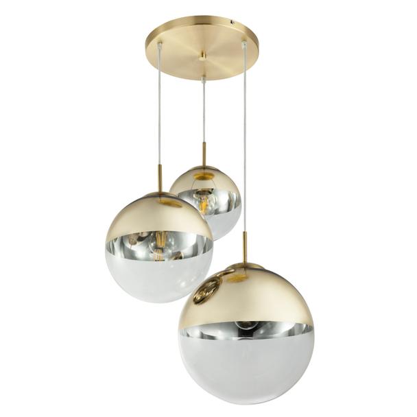 Lampa wisząca kule żyrandol Varus 3xE27 15855-3 GLOBO