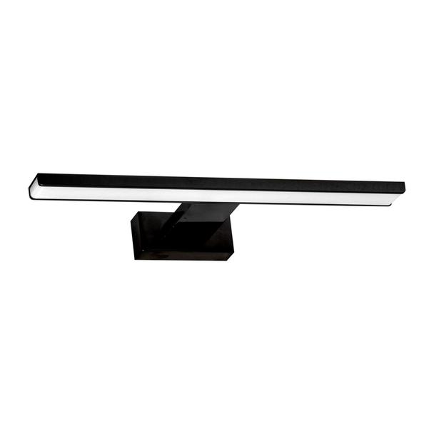 kinkiet łazienkowy nad lustro LED Shine Black 7W 490lm 4000K IP44 ML4377 Milagro