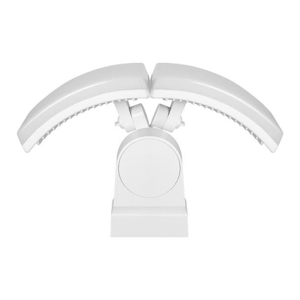 TOS DUO LED 2x20W podwójny naświetlacz ogrodowy, 2x1600lm IP65 4000K neutralna biel biały AD-NL-6603WL4 ORNO