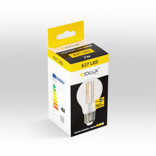 Sollux Żarówka LED E27 3000K 7W 760lm SL.1208