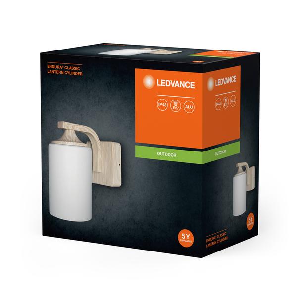 ENDURA CLASSIC LANTERN CYL E27 WD LEDV Oprawa zewnętrzna