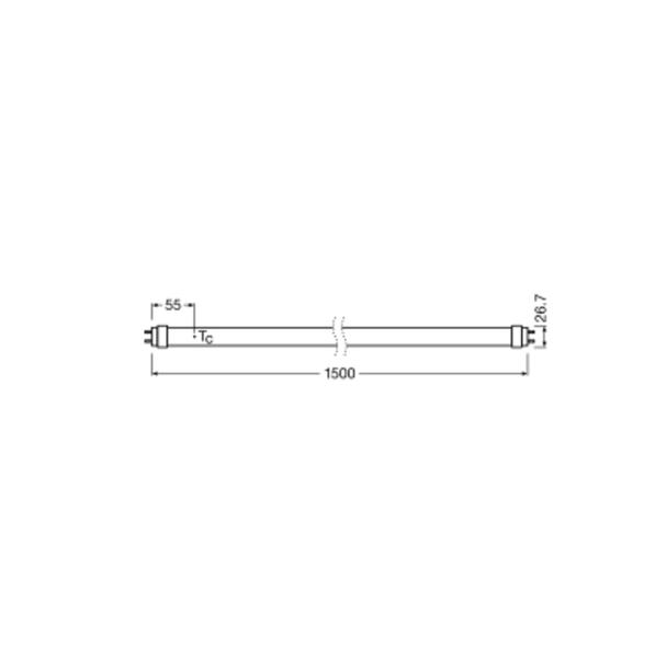 Tuba LED T8 ADV Ultra Output 1500mm 23,1W 840 EM