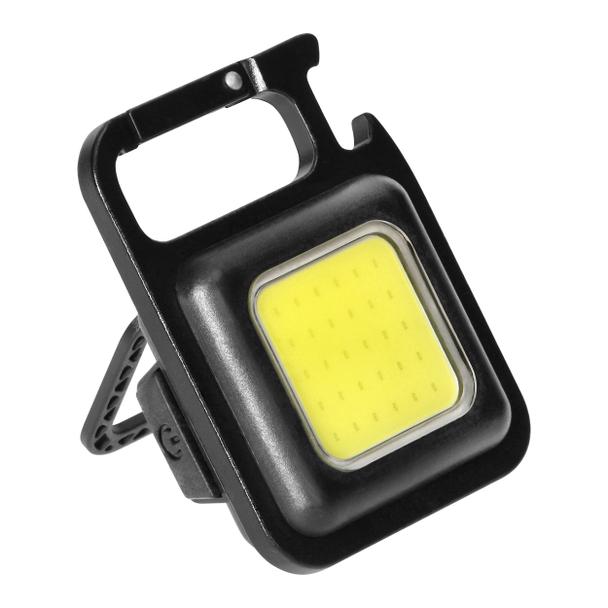 Mocna MINI latarka LED kieszonkowa + brelok magnes otwieracz uchwyt nóżka LT-17 ORNO