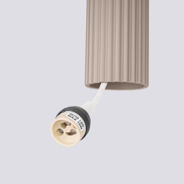 SOLLUX Lampa wisząca KARBON 3L taupe ; SL.1774