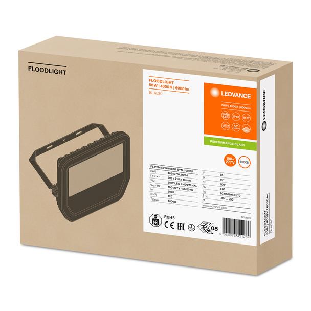 Naświetlacz FLOOD LED PERFORMANCE 50W 4000K SYM 100 black