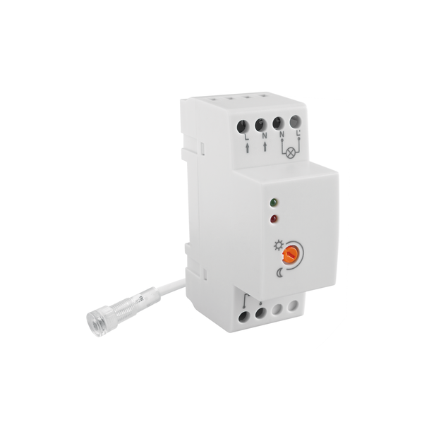 GTV CZUJNIK ZMIERZCHOWY CZ-1, max. 4800W, AC 220-240V, 50/60Hz, PRĄD ZNAMIONOWY 20A, IP65, WSPÓŁPRACUJE Z LED, SZYNOWY, BIAŁY CZ-CZ1000-00 GTV Poland