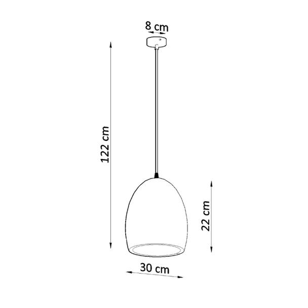 Sollux Lampa wisząca ceramiczna FLAWIUSZ SL.0848
