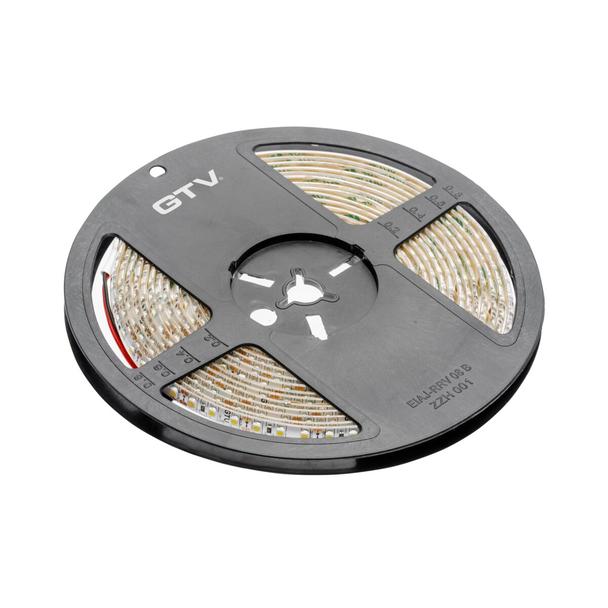 GTV TAŚMA FLASH 3528, 600 LED ZIMNY BIAŁY, 48W WODOODPORNA 8mm, ROLKA 5m LD-3528-600-65-ZB GTV Poland