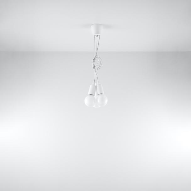 Sollux Lampa wisząca DIEGO 3 biała SL.0570