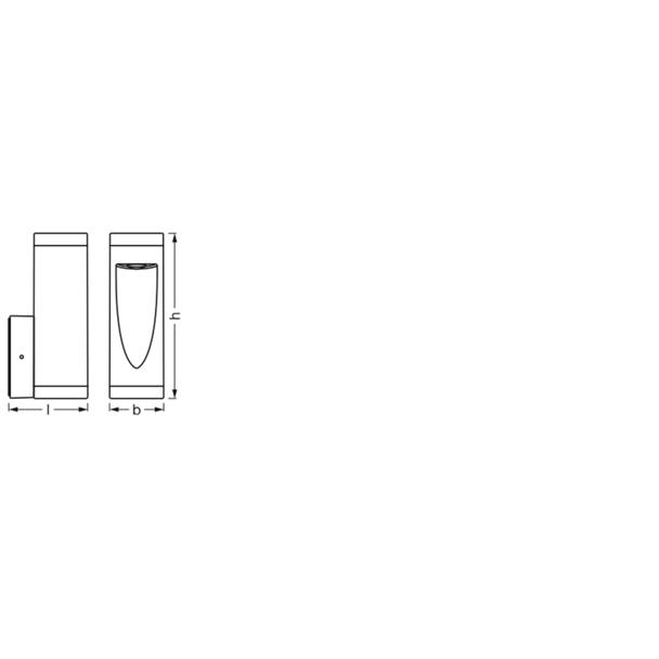 Oprawa SMART OUTD WIFI TRUNK SQ WALL RGBW