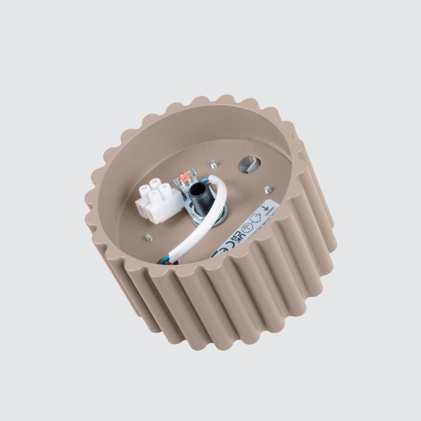 SOLLUX Plafon AURA 1 taupe Gx53 ; SL.1817