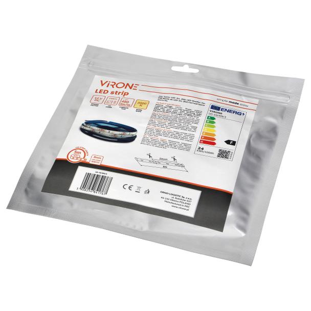 Taśma LED 12V 2835 60L/m 4,8W/m IP63 3000K 5m LD-10/5M/3 ORNO