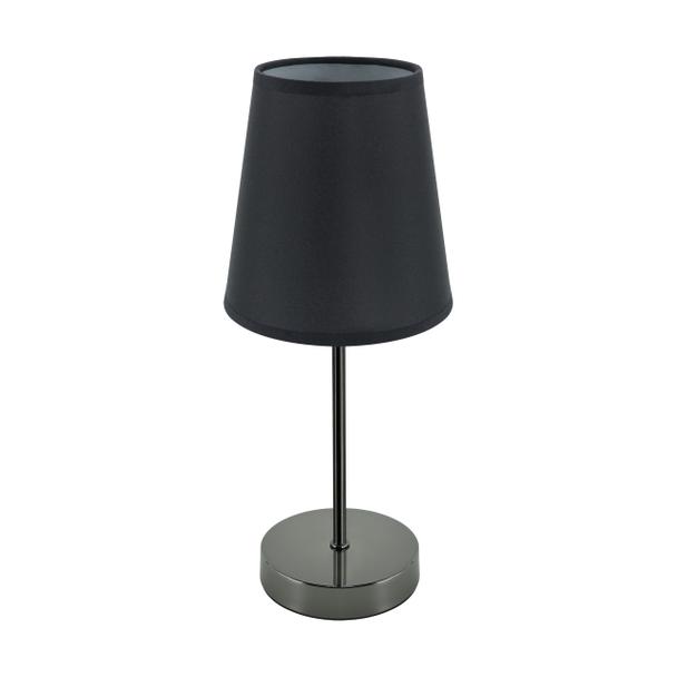 Czarna lampka nocna glamour na stolik E14 FATIMA 04830 IDEUS