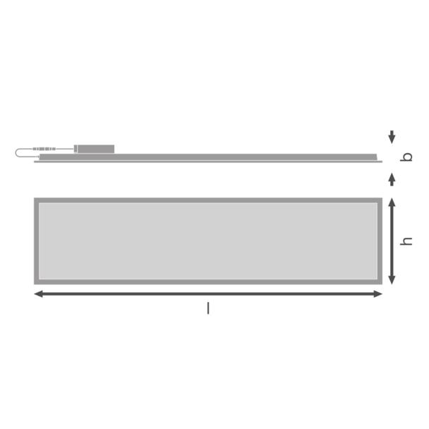 Oprawa PANEL COMPACT 1200 V 35W 940 U19