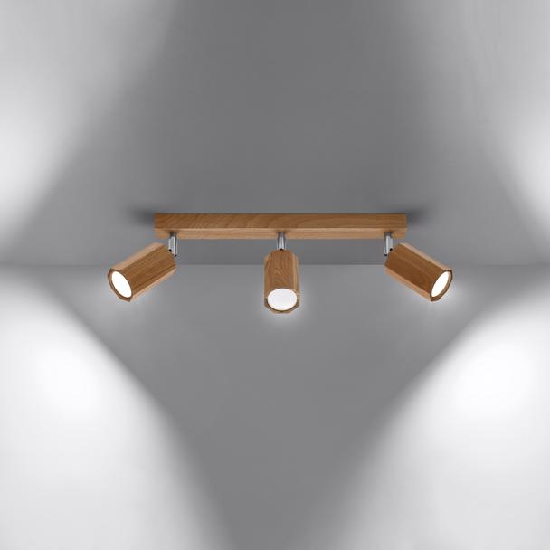 Sollux Plafon ZEKE 3 dąb SL.1030