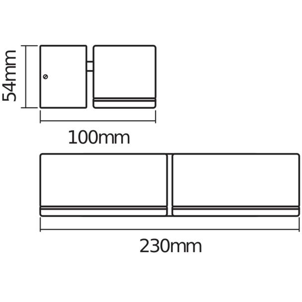 ENDURA STYLE MINI SPOT II 13W WT LEDV Oprawa zewnętrzna