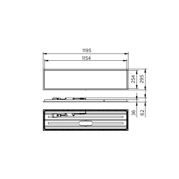 Panel LED Coreline RC132V G6 26W 3600lm IP20/44 4000K barwa neutralna 36S/ 840 PSU W30L120 NOC 5 lat 9,11402E+11 PHILIPS