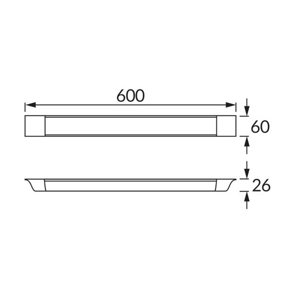 Oświetleniowa oprawa liniowa SMD LED BARY LED 18W 4000K 03586 IDEUS