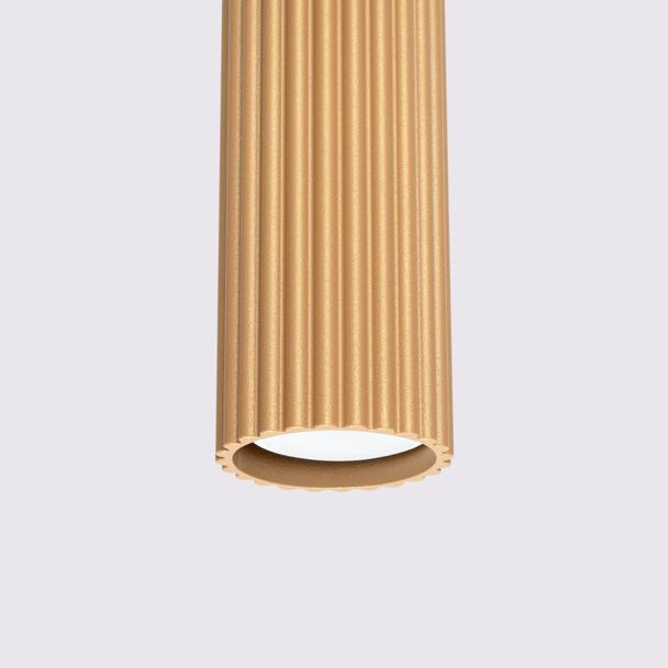 Sollux Lampa wisząca KARBON 1 złoty SL.1554