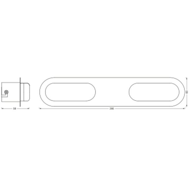 Oprawa SMART+ WIFI ORBIS DUPLO 300 IP44 TW CR