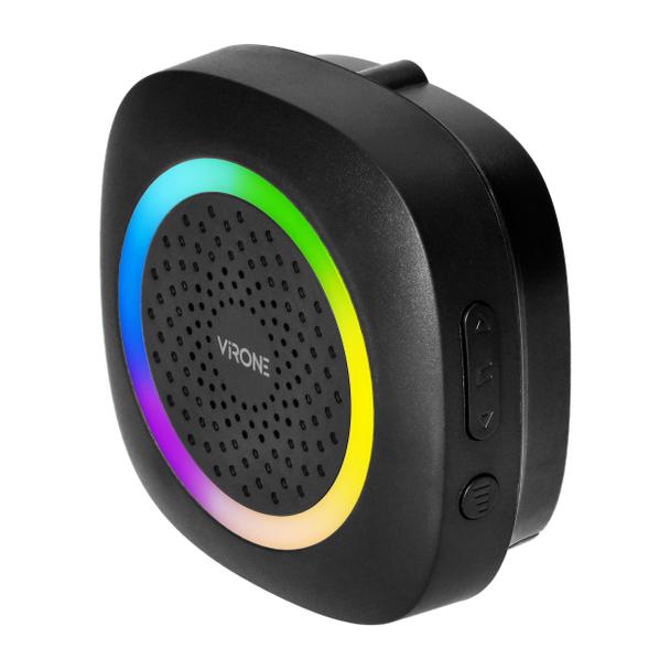 PELA dzwonek bezprzewodowy bateryjny learning system 60 dźwięków LED RGB 300m czarny DB-6/B ORNO