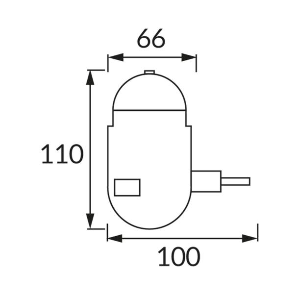 Lampka wtykowa LED IMPRA LED 3,5W 03898 IDEUS