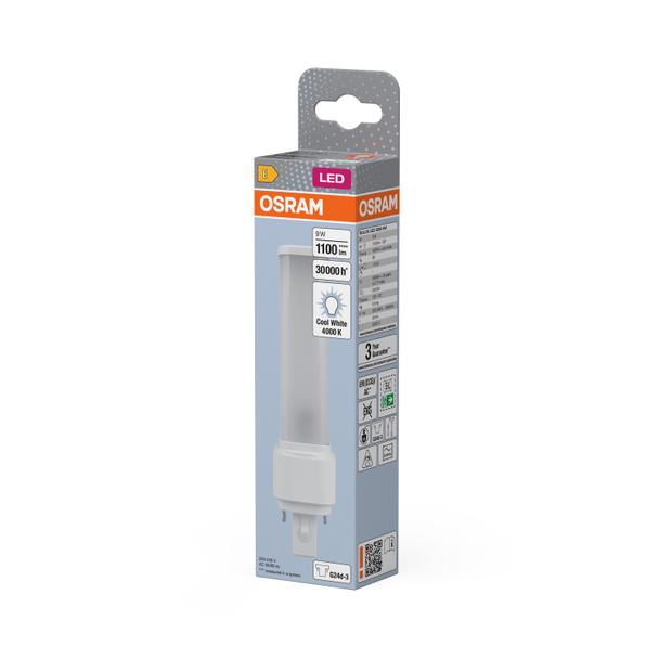 Lampa DULUX D LED FR 26 CCG, AC mains 10W 840 G24d-3