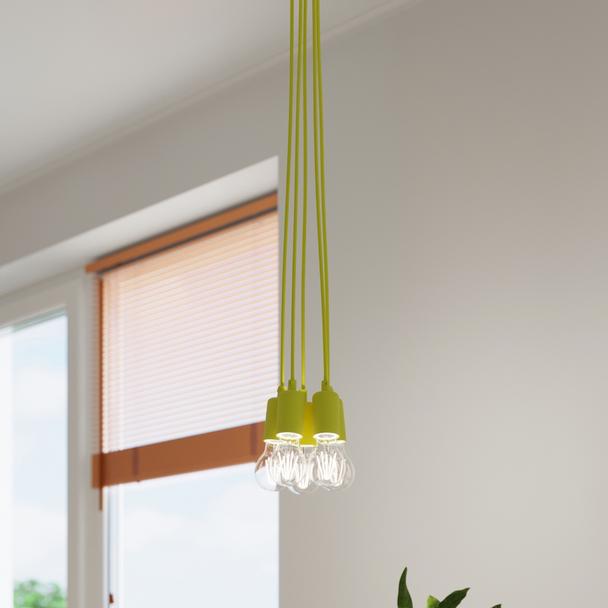 Sollux Lampa wisząca DIEGO 1 żółta SL.0578