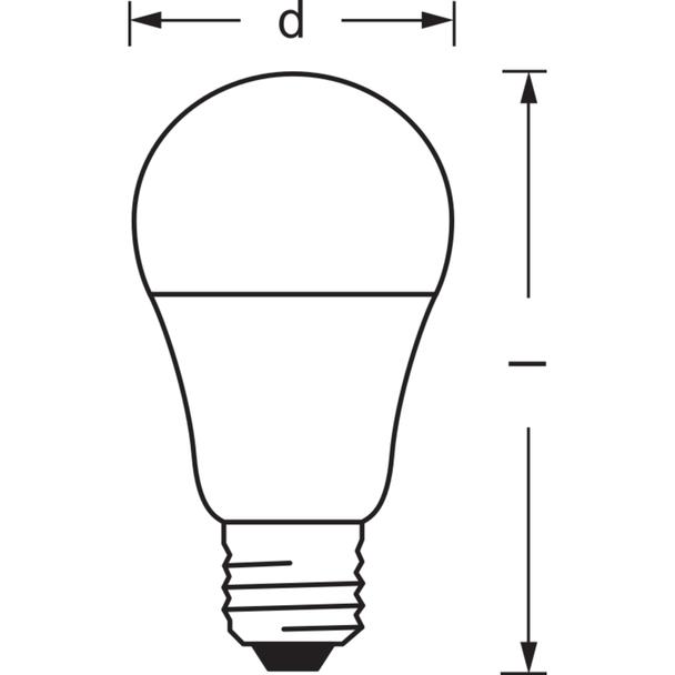 Lampa LED SMART+ WiFi Classic A60 TW E27 FR 3pack