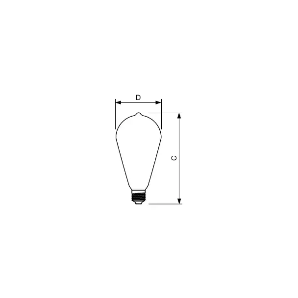 Żarówka LED 7W=60W 806lm 2700K barwa ciepła kulka 7-60W E27 ST64 827 Szkło przezroczyste 9,29001E+11 PHILIPS