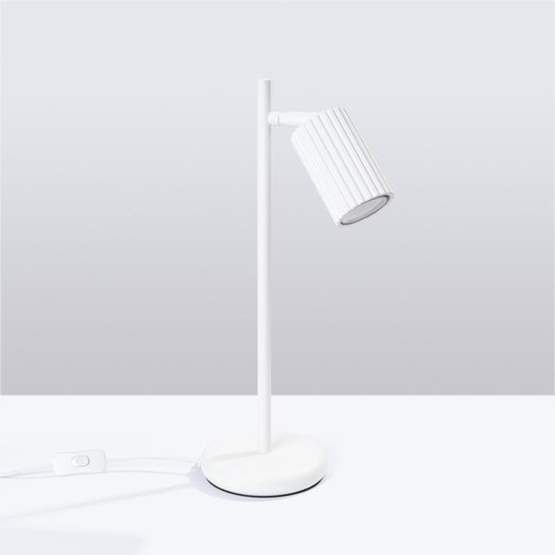 Sollux Lampa biurkowa KARBON biała SL.1548