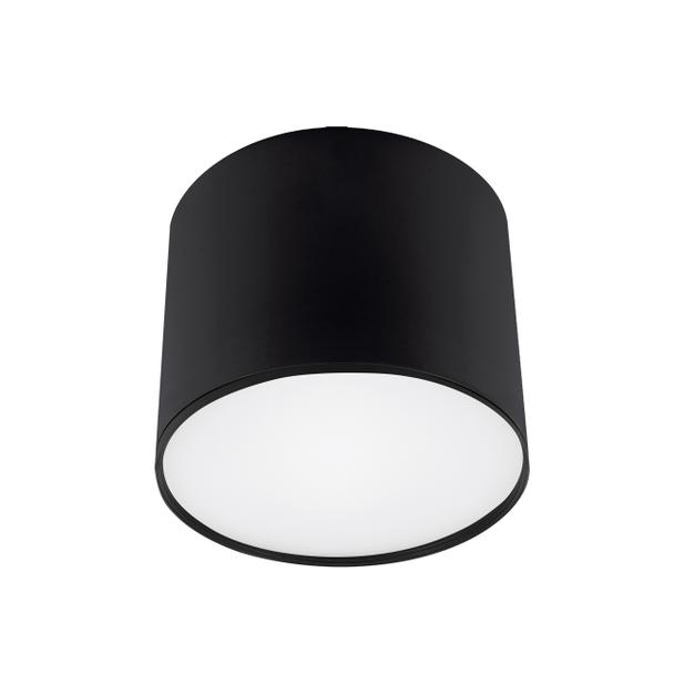 Oprawa sufitowa LED tuba spot czarna neutralna ROLEN LED 10W BLACK 4000K 03781 IDEUS