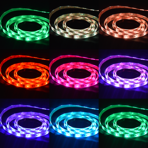Taśma LED 5m RGB CCT TUYA WiFi 230V Apka Zestaw EKSM7690 Milagro