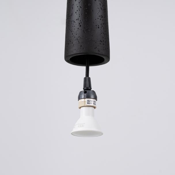 Lampa wisząca ELECTRA czarna beton