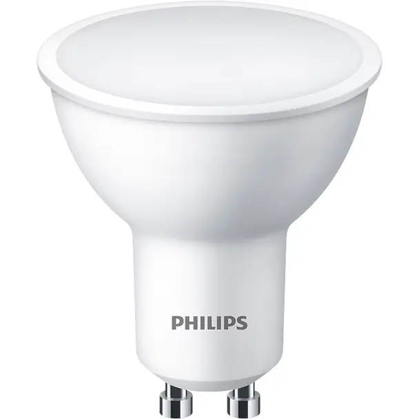 Żarówka LED PILA 4,9W=42W 500lm 2700K barwa ciepła LED 500lm GU10 WW 120st. 1CT/10 9,29001E+11 PHILIPS