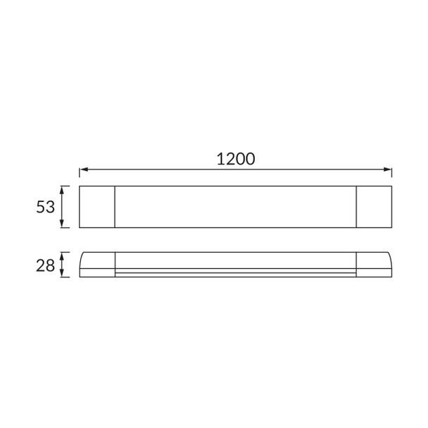 Oprawa pyłoszczelna SMD LED TYMON LED 36W 4000K 03232 IDEUS