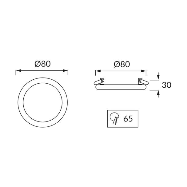 GOTI LED C 5W 4000K 03083 IDEUS