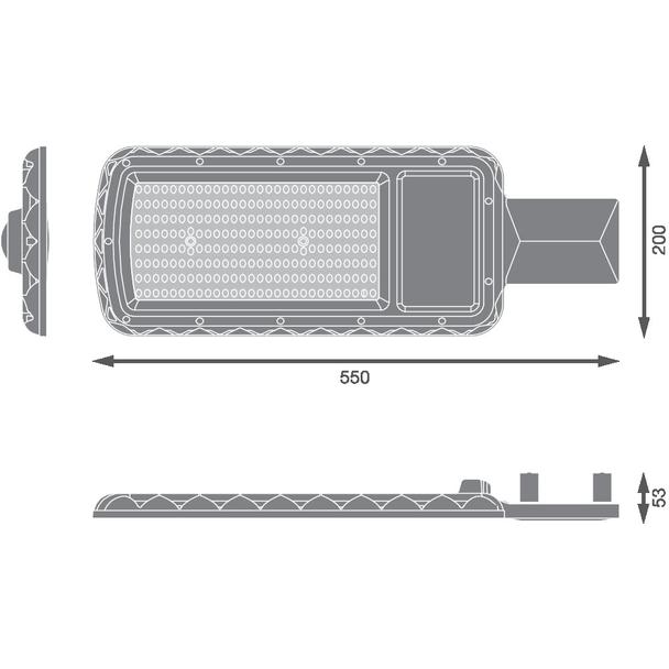 Oprawa uliczna URBAN LITE XL 150W 865 IP65 GY