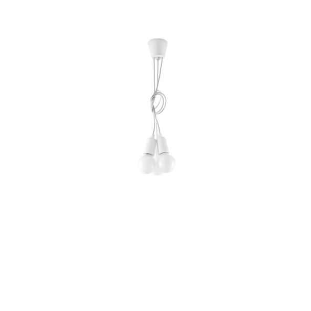 Sollux Lampa wisząca DIEGO 3 biała SL.0570