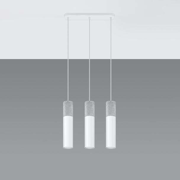 Sollux Lampa wisząca BORGIO 3L biały SL.0649
