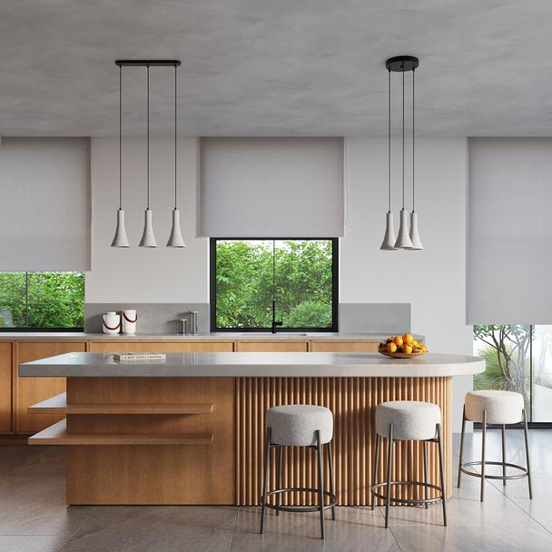 Sollux Lampa wisząca REA 3P beton SL.1226