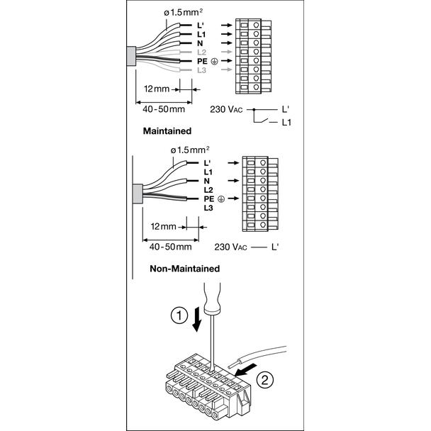 Oprawa TRUSYS FLEX P 50W 840 VW CL WT EM