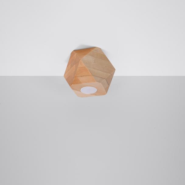 Sollux Plafon WOODY 1 naturalne drewno SL.1009