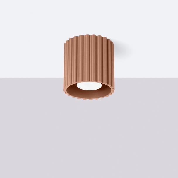 SOLLUX Plafon AURA 1 mocca GU10 ; SL.1804