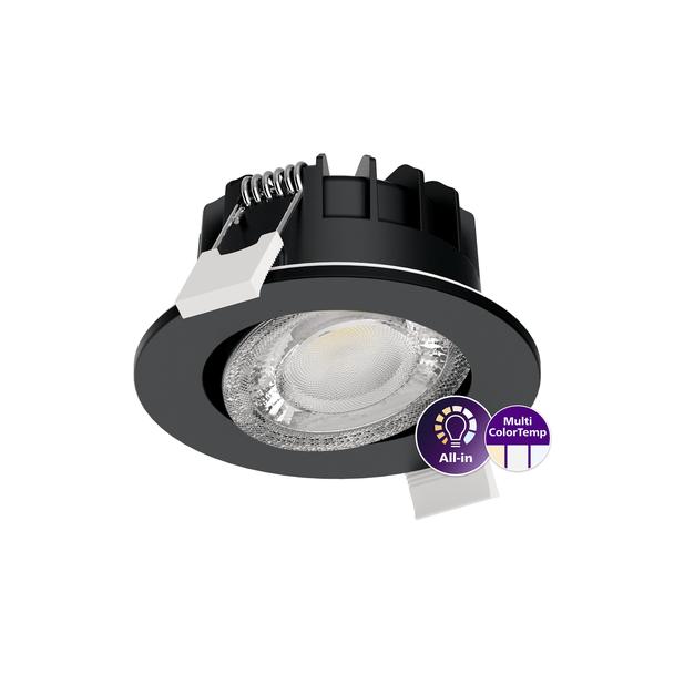 Oprawa sufitowa Downlight typu Spot LED 6W 550lm / all-in 2700/3000/4000K barwa neutralna ściemnialn 9,29003E+11 PHILIPS